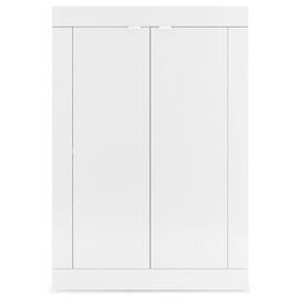 Szafka na buty biała połysk 78 cm Basic