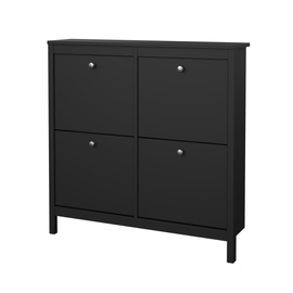 Szafka na buty czarna mat 102 cm Madrid