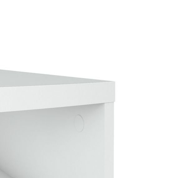 Function 118 biurko narożne biały/dąb trufla