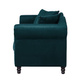 Sofa 2-osobowa tapicerowana turkusowa Gryf