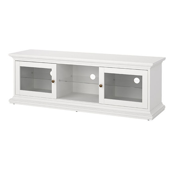 Szafka RTV biała mat 150 cm Paris