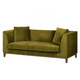 Sofa 3-osobowa tapicerowana zielona Lily