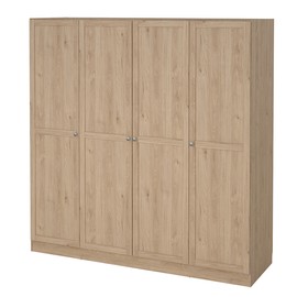 Szafa czterodrzwiowa jackson hickory mat 195 x 200 cm Billund