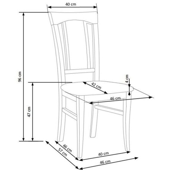 Krzesło do jadalni drewniane tapicerowane szare / białe Konrad