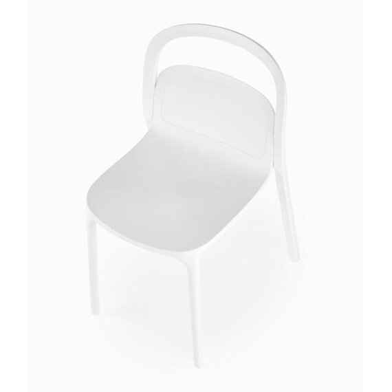 Krzesło ogrodowe K490, 46 x 55 x 80 cm, białe 