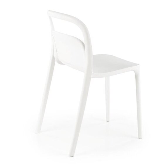 Krzesło ogrodowe K490, 46 x 55 x 80 cm, białe 