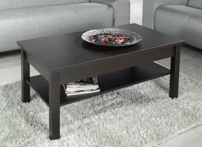 Ława kawowa wenge mat 110 x 60 cm High Glossy Furniture