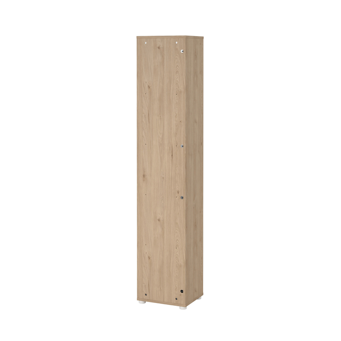 Regał Sign 40 x 34 x 205 cm, 4 półki, jackson hickory, biały mat