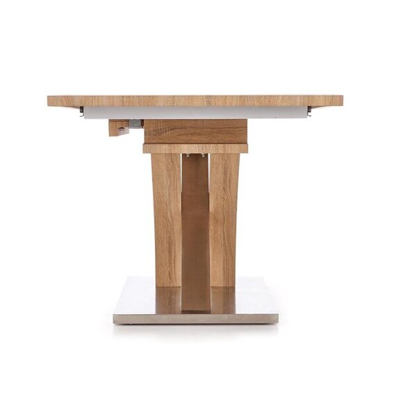 Stół rozkładany Sandor 160-220x90x78 cm, dąb sonoma