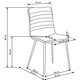 Krzesło do jadalni tapicerowane  szare K251
